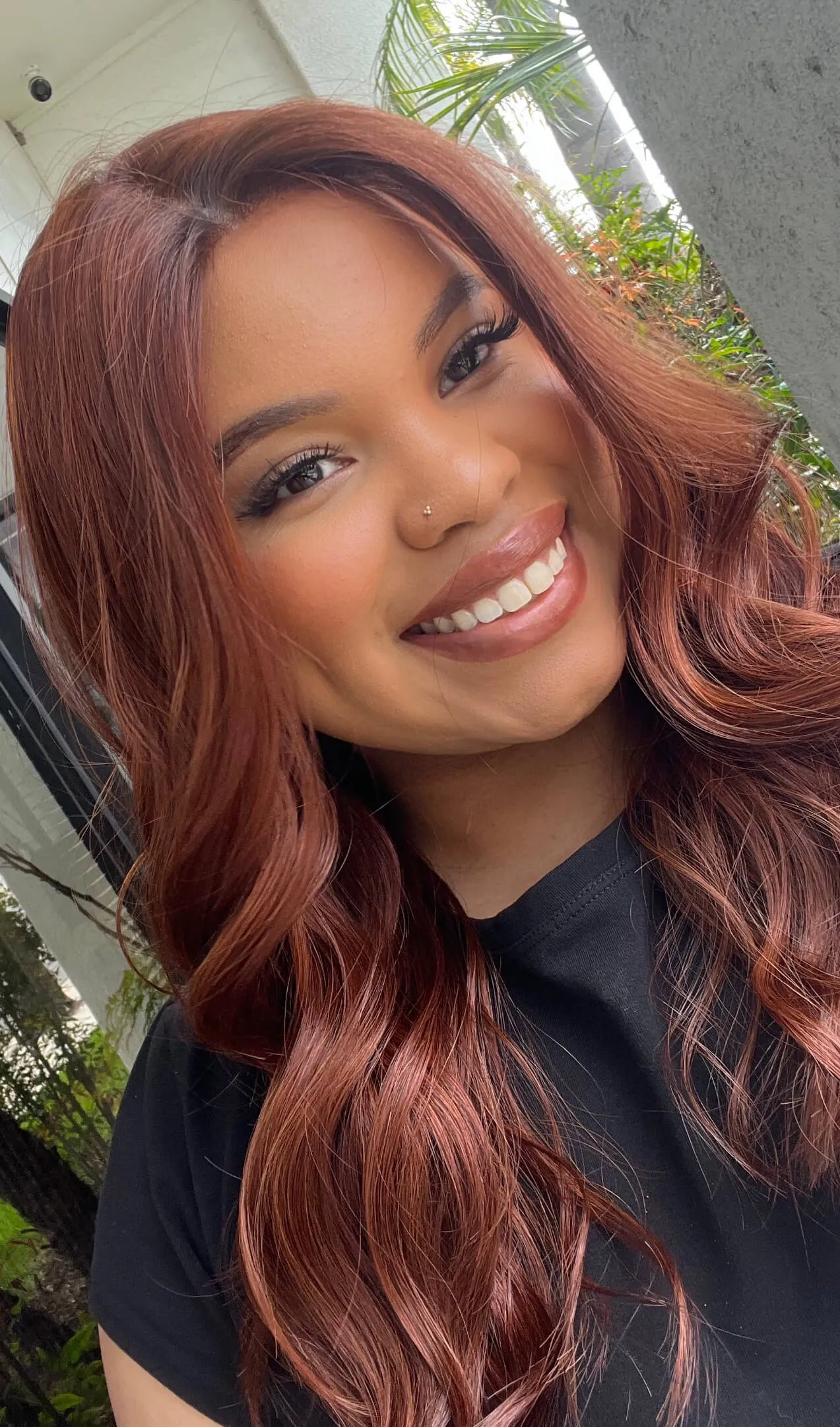22" Reese Silk Top Wig Chili Red w/ Partial Rooting