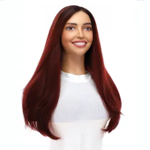 24" Gisele Silk Top Wig Merlot Red
