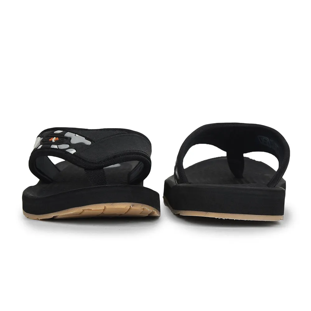A-HA Black Casual Slipper For Men ANCO-7 By Liberty