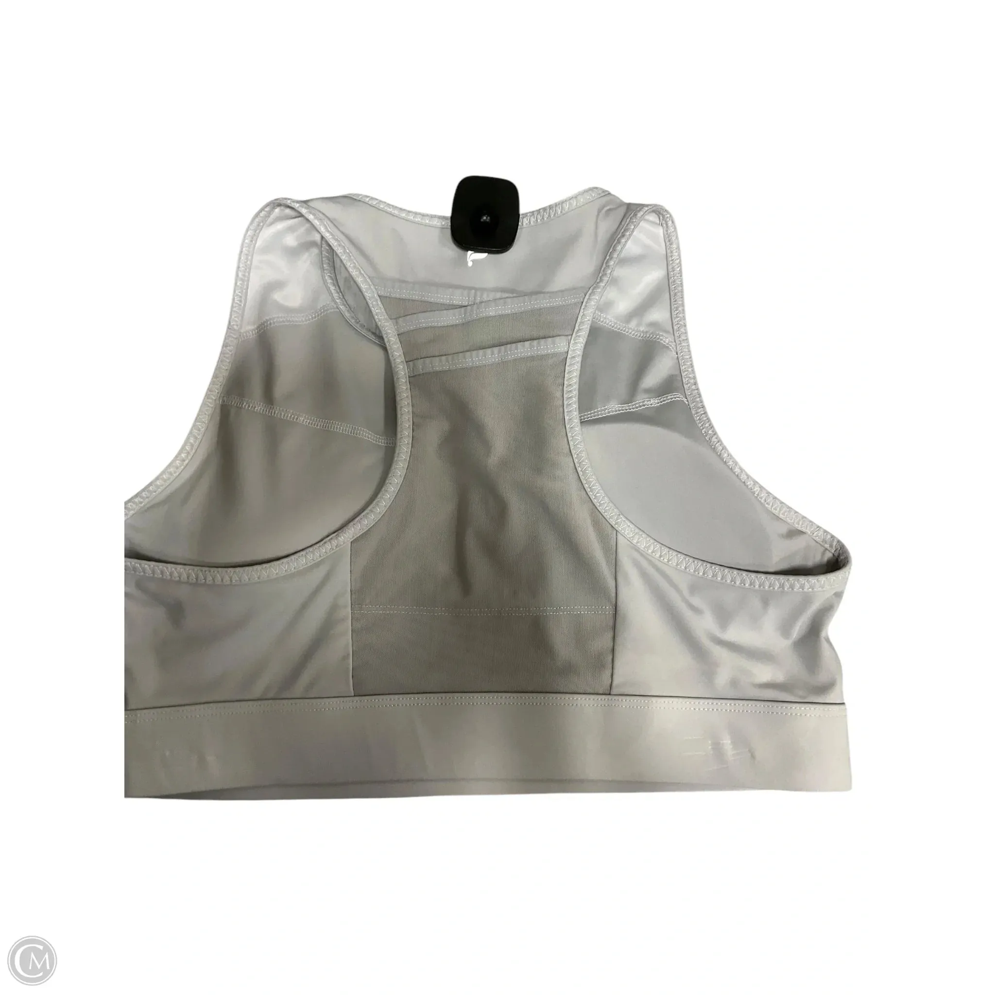 Athletic Bra By Fabletics In Grey, Size: 1x