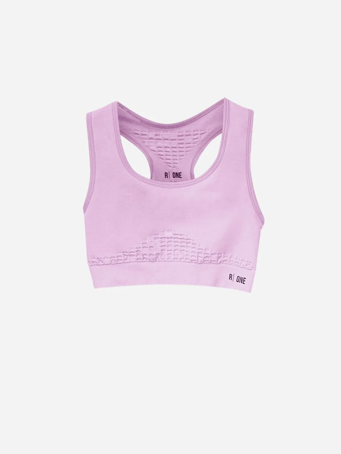 B-Confident Q-NOVA® Regenerated Material Nylon Sports Bra | Petal