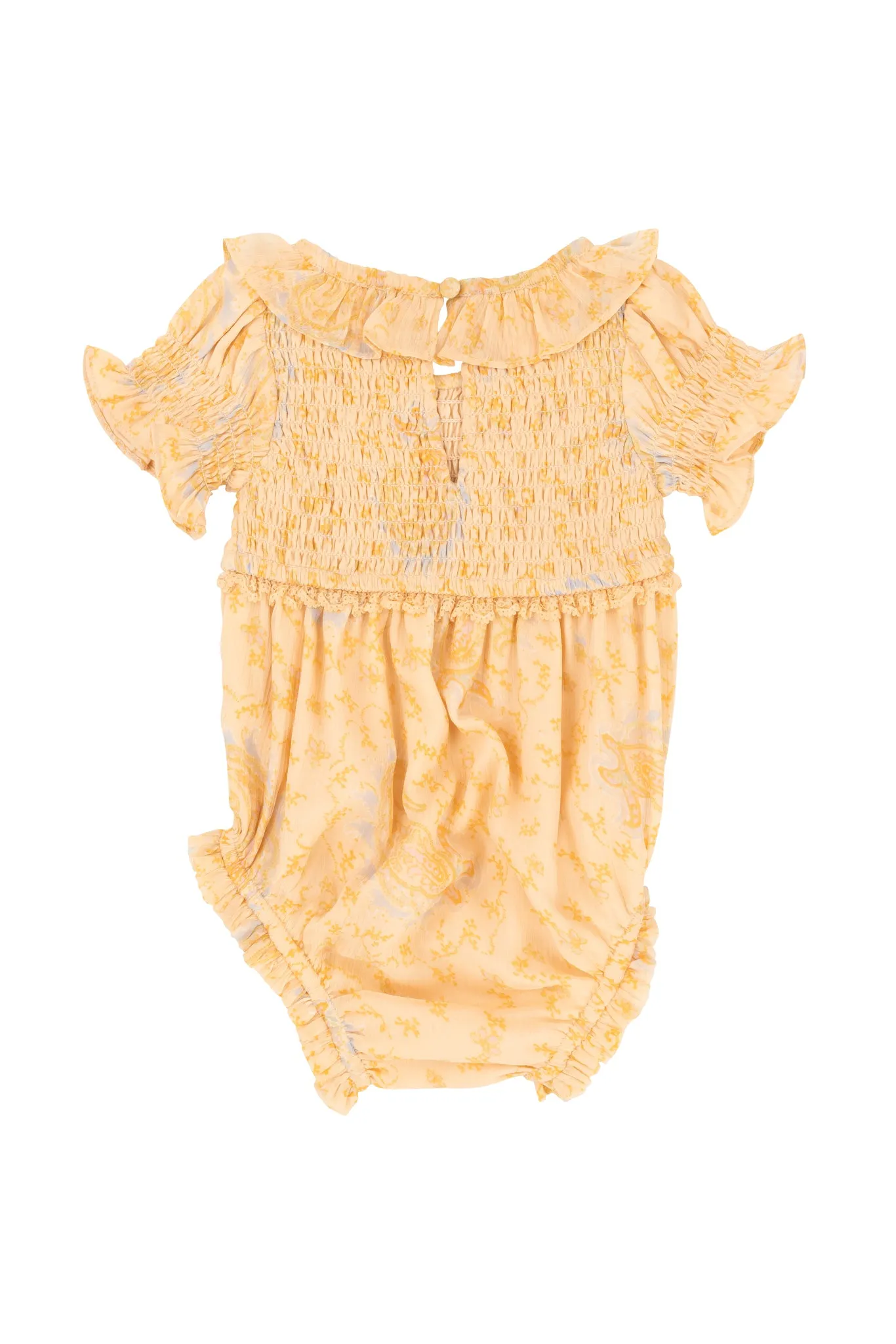 Baby Meg Romper in Yellow