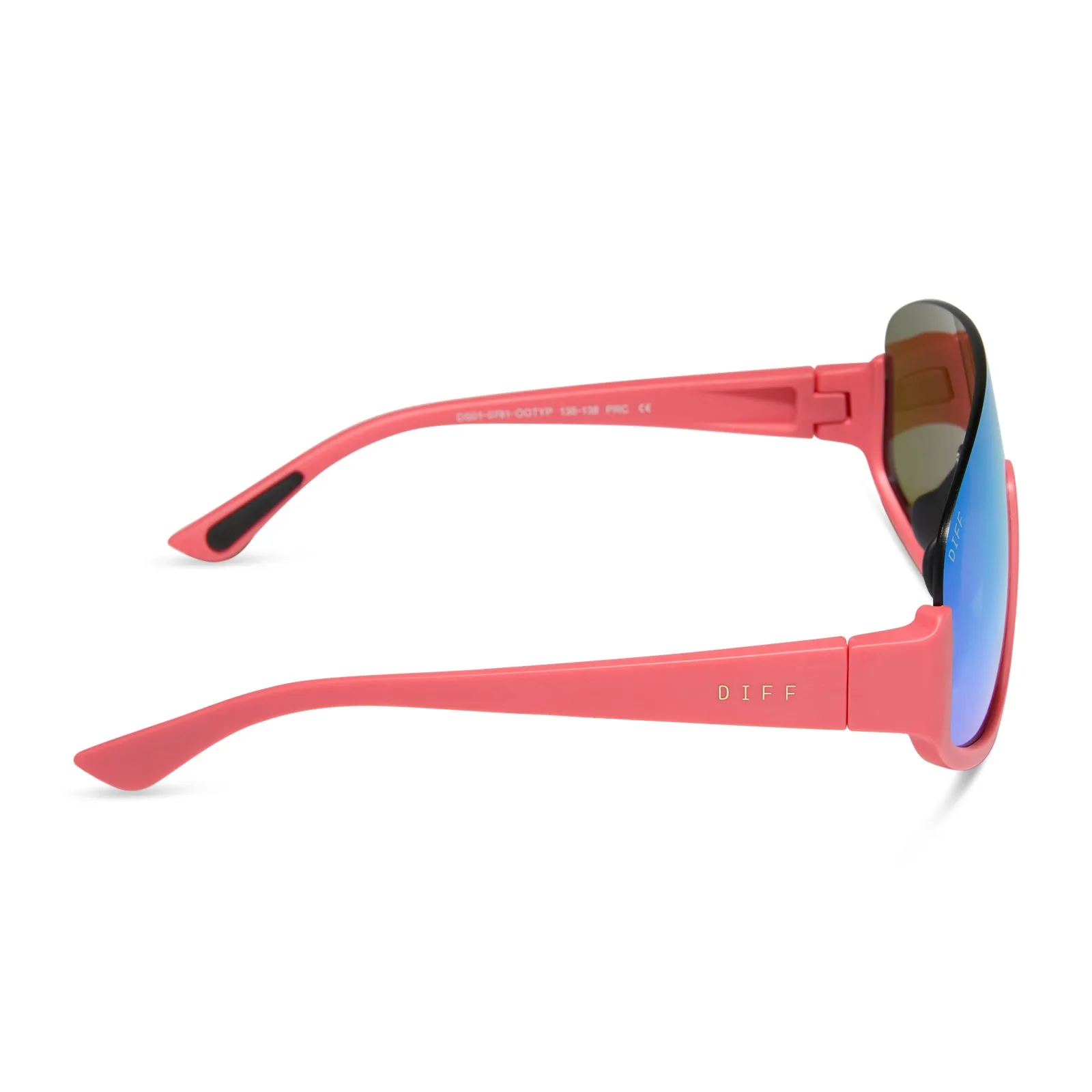 BLAZER - CORAL   TURQUOISE ICE MIRROR   POLARIZED SUNGLASSES