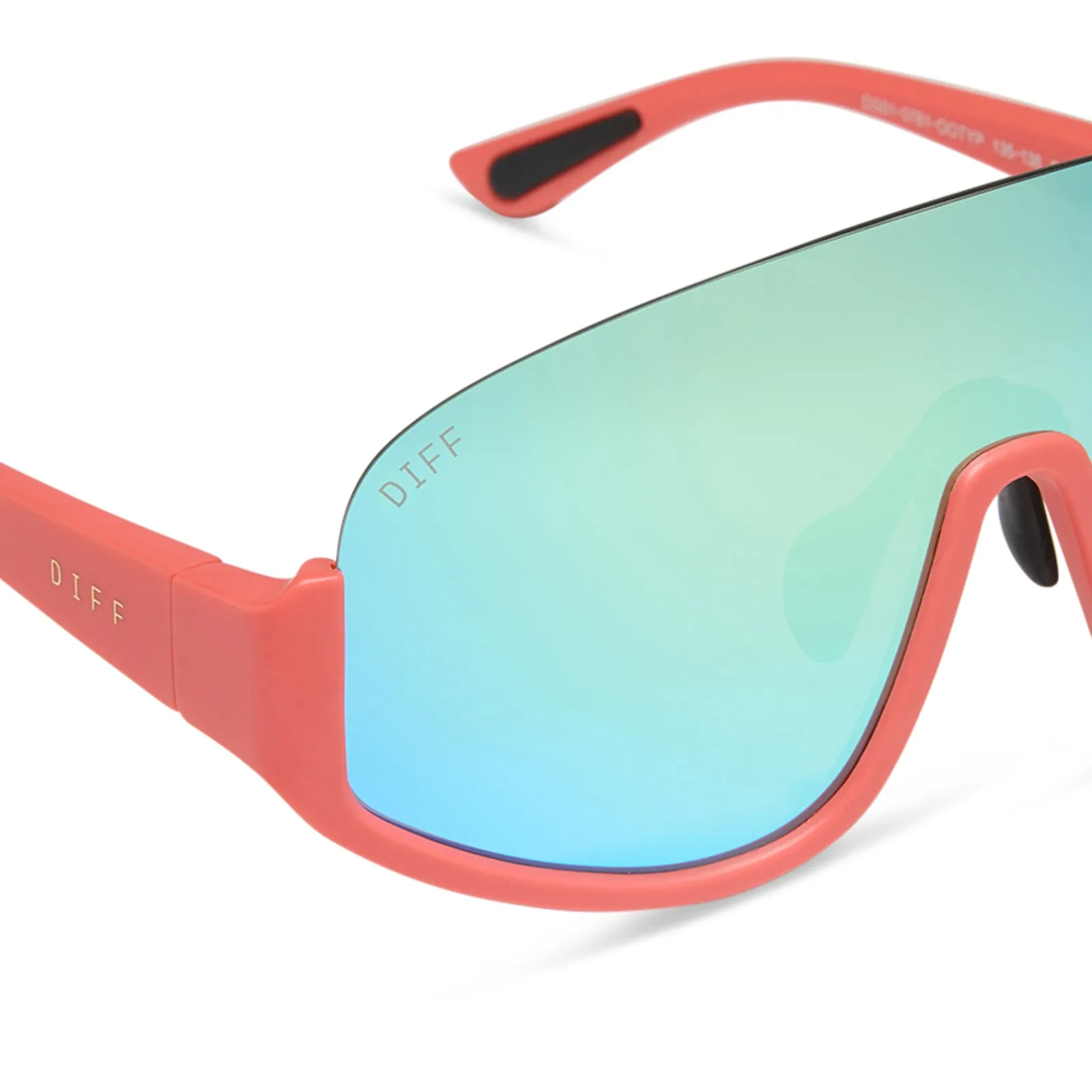 BLAZER - CORAL   TURQUOISE ICE MIRROR   POLARIZED SUNGLASSES