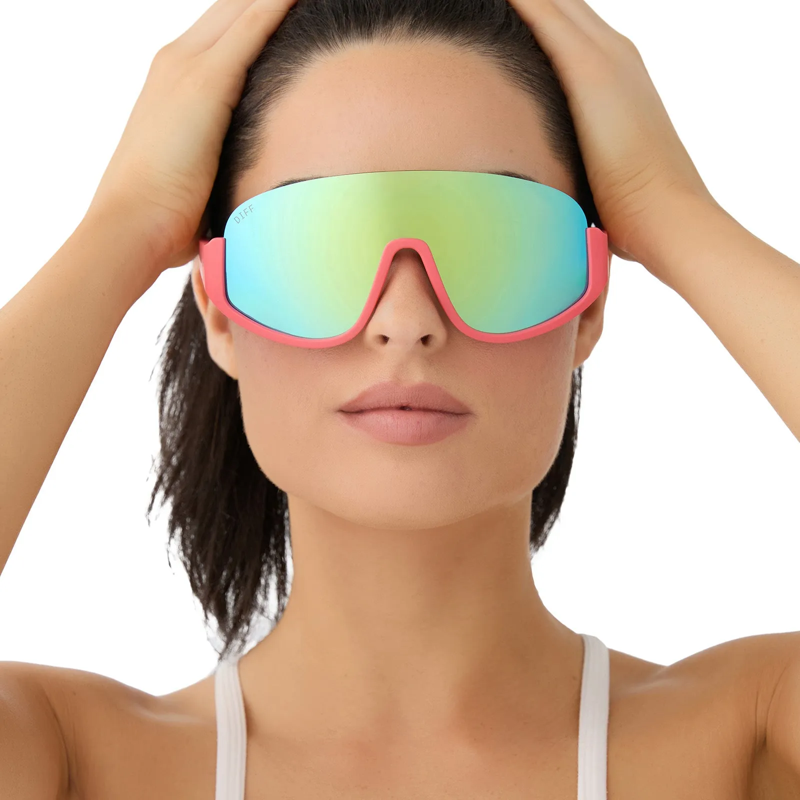 BLAZER - CORAL   TURQUOISE ICE MIRROR   POLARIZED SUNGLASSES