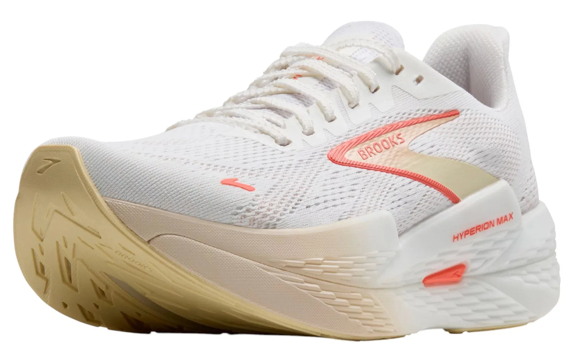 Brooks Hyperion Max 2 (White/Peach/Coral) - Women's