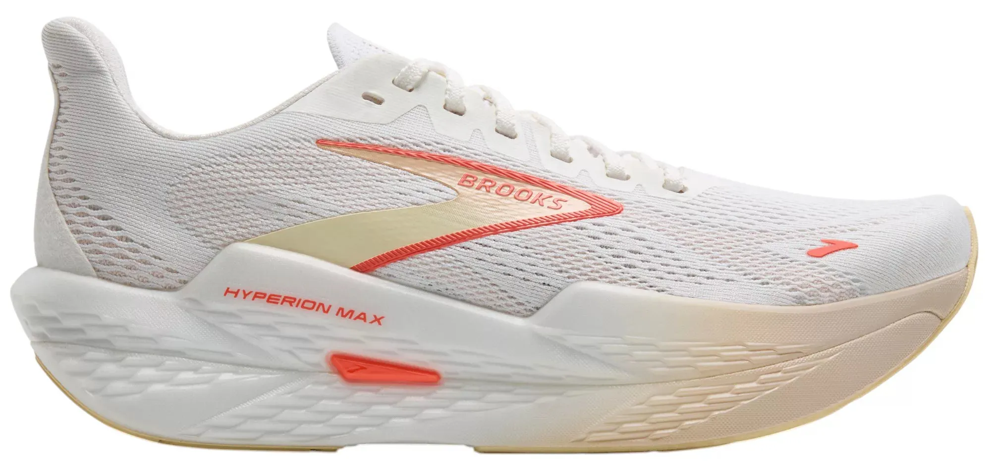 Brooks Hyperion Max 2 (White/Peach/Coral) - Women's