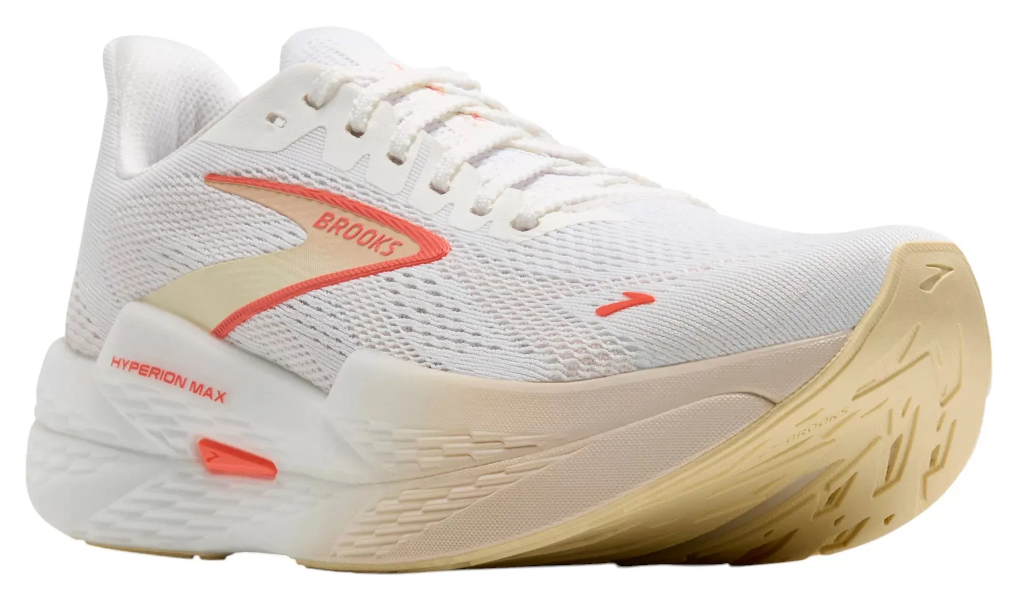Brooks Hyperion Max 2 (White/Peach/Coral) - Women's