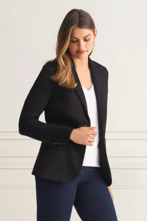 Classic Ponte Blazer - Black
