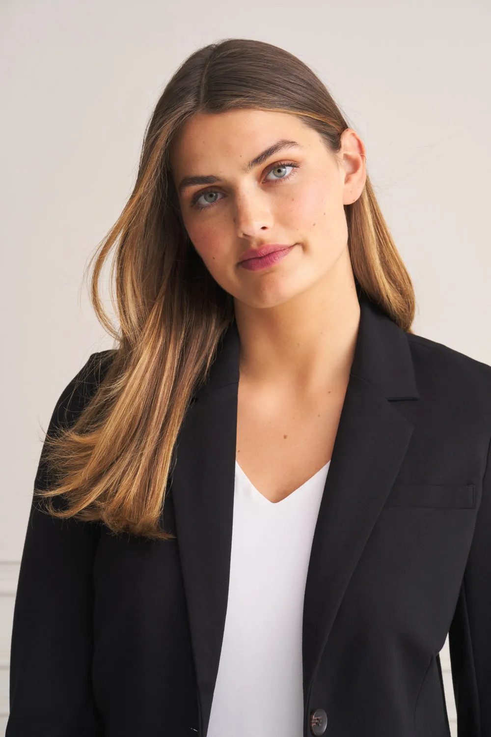 Classic Ponte Blazer - Black