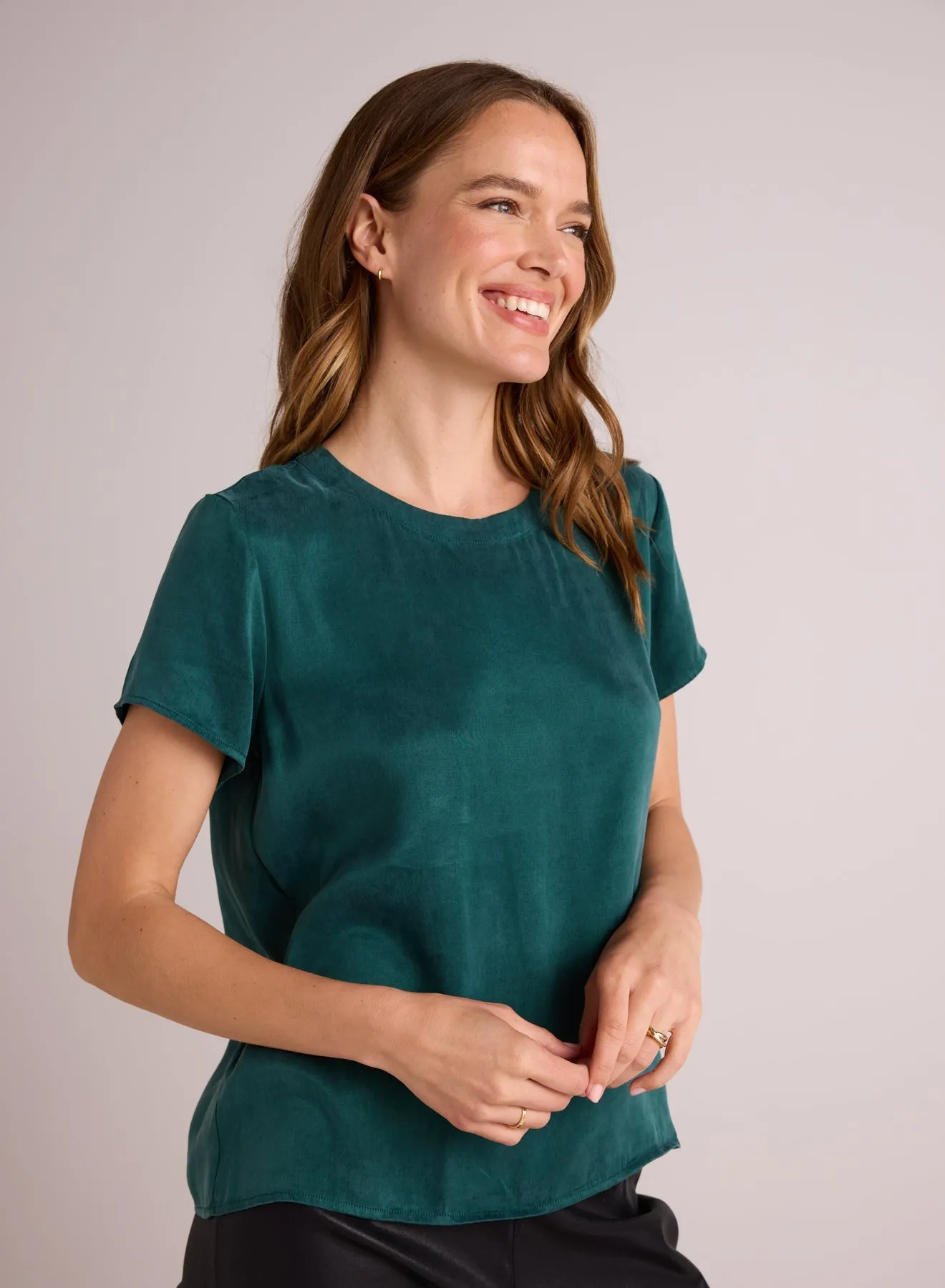 Crew Neck Tee - Hunter Pine