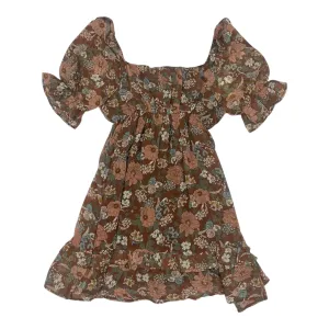 Dress Casual Short By Blu Pepper In Floral Print, Size:L