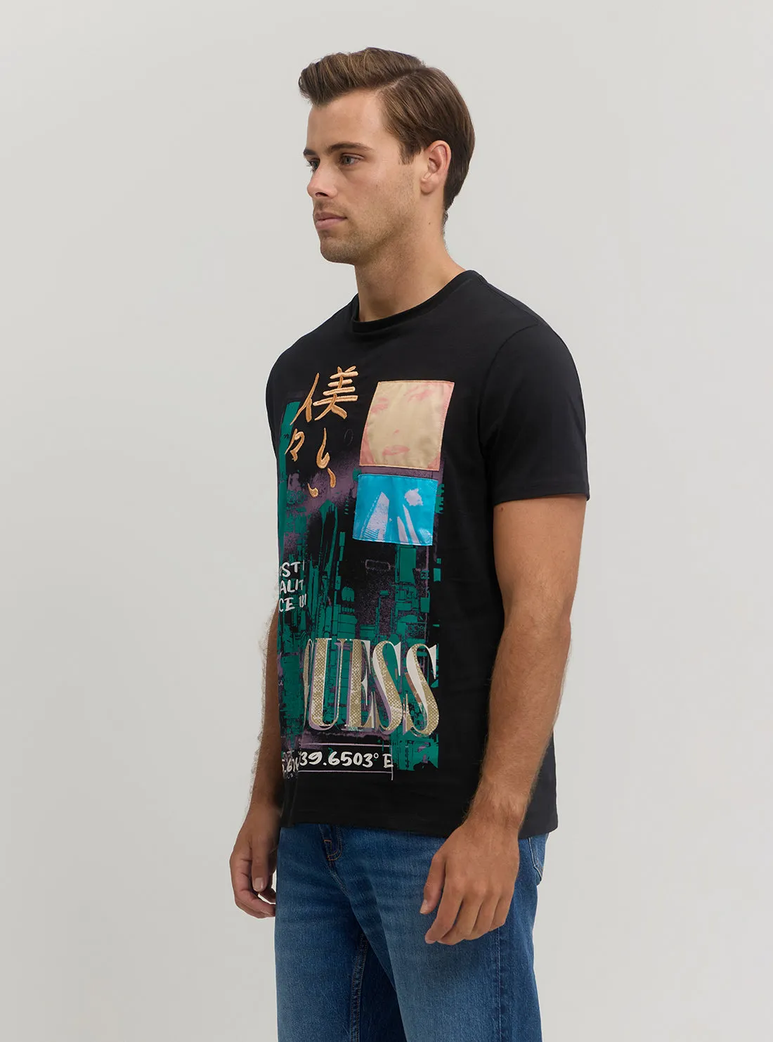 Eco Black Rise in the East T-Shirt