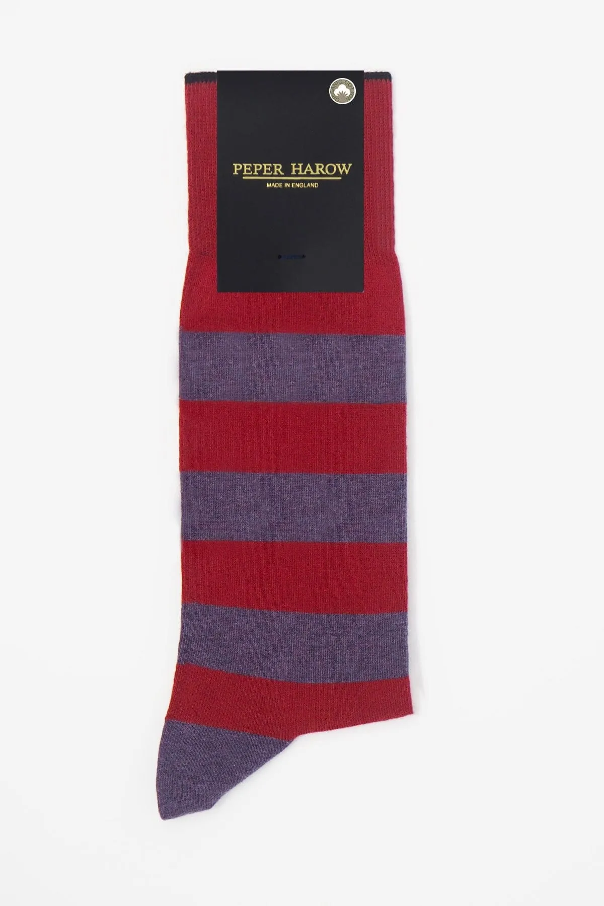 Equilibrium Men's Organic Cotton Socks | Red