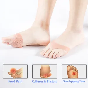 High Heel Shoes Pad Gel Insoles Breathable Health Care Massage insoles for feet Silicone Gel Padded Forefoot Insoles Honeycomb