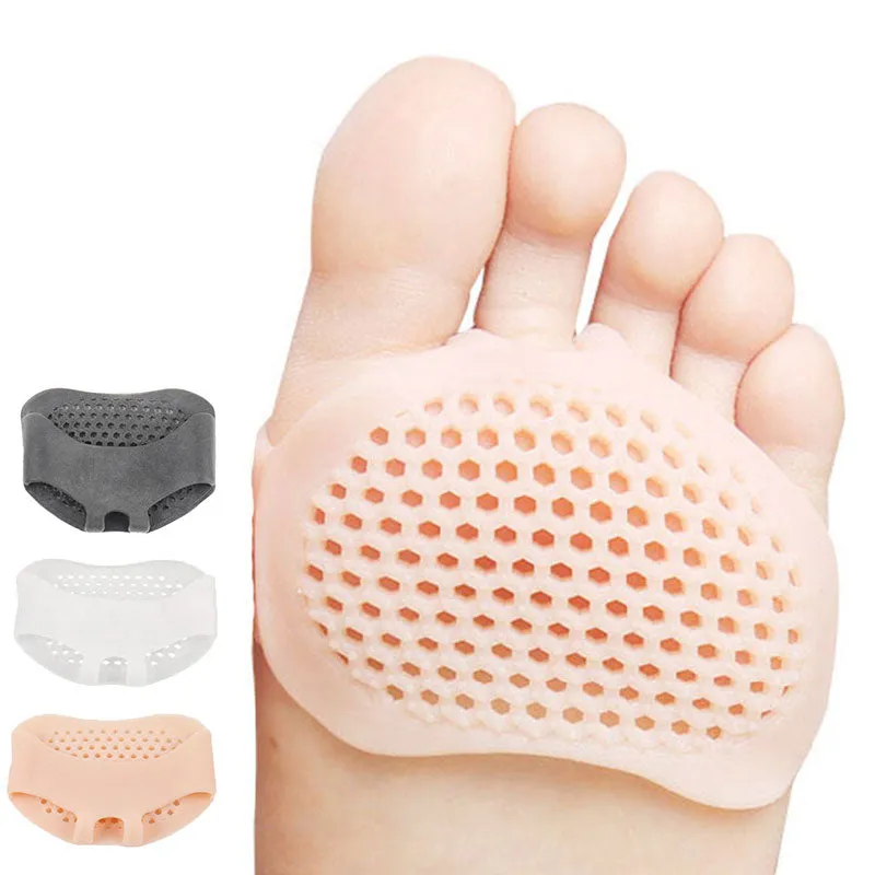 High Heel Shoes Pad Gel Insoles Breathable Health Care Massage insoles for feet Silicone Gel Padded Forefoot Insoles Honeycomb