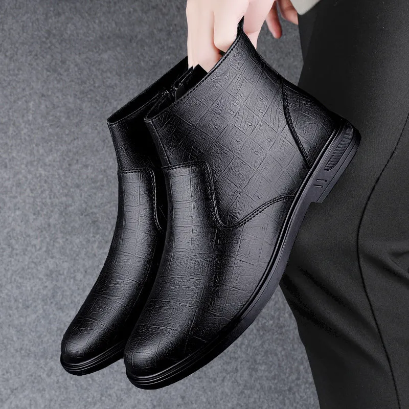 Leather Men Chelsea Boots