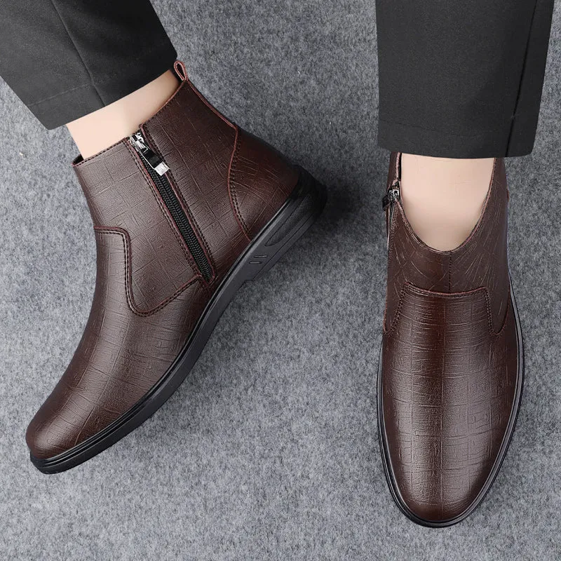 Leather Men Chelsea Boots