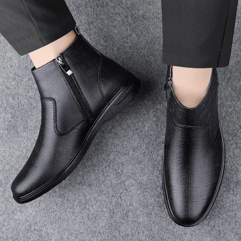 Leather Men Chelsea Boots