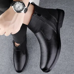 Leather Men Chelsea Boots