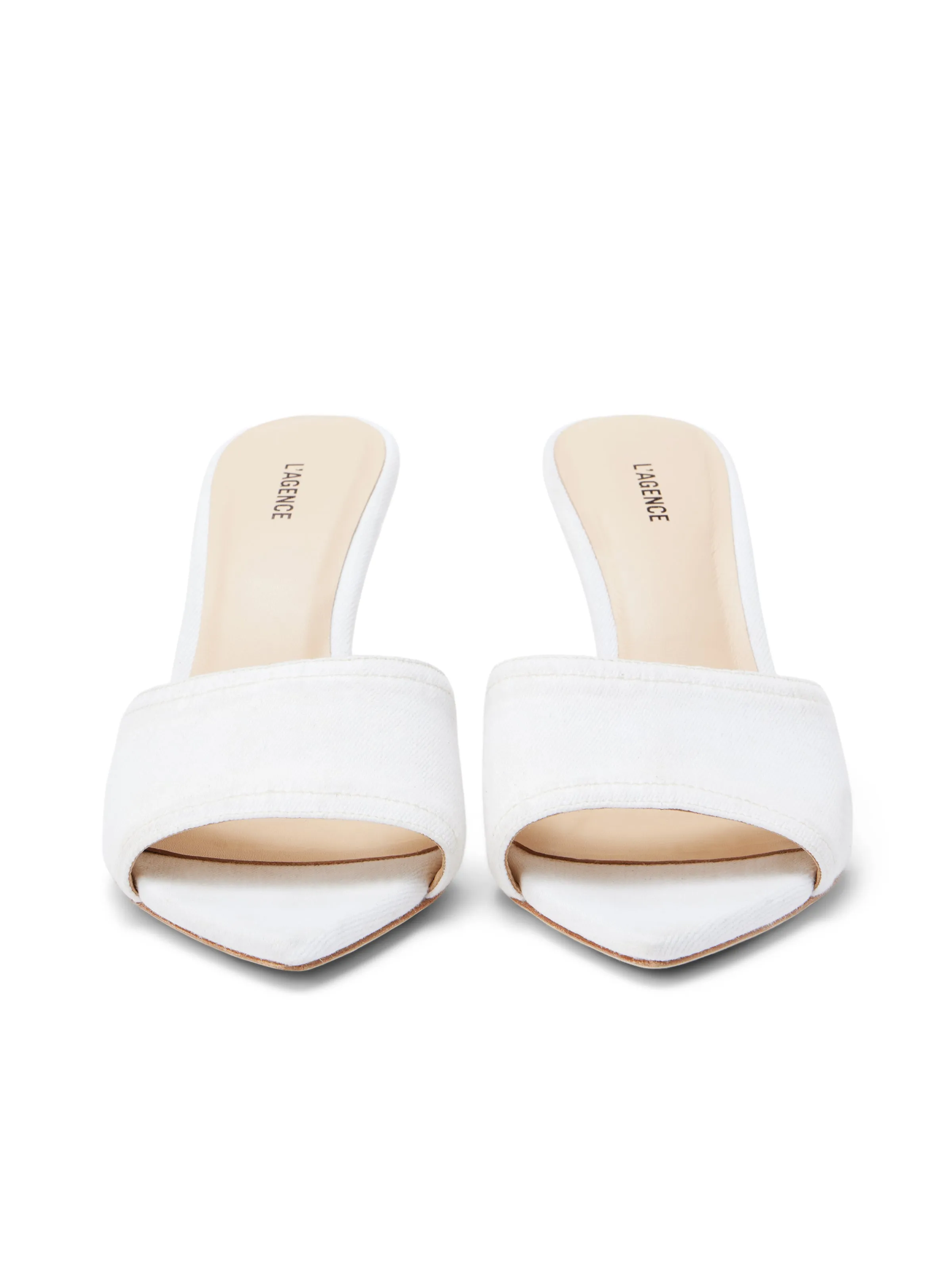 Lolita Denim Open-Toe Mule