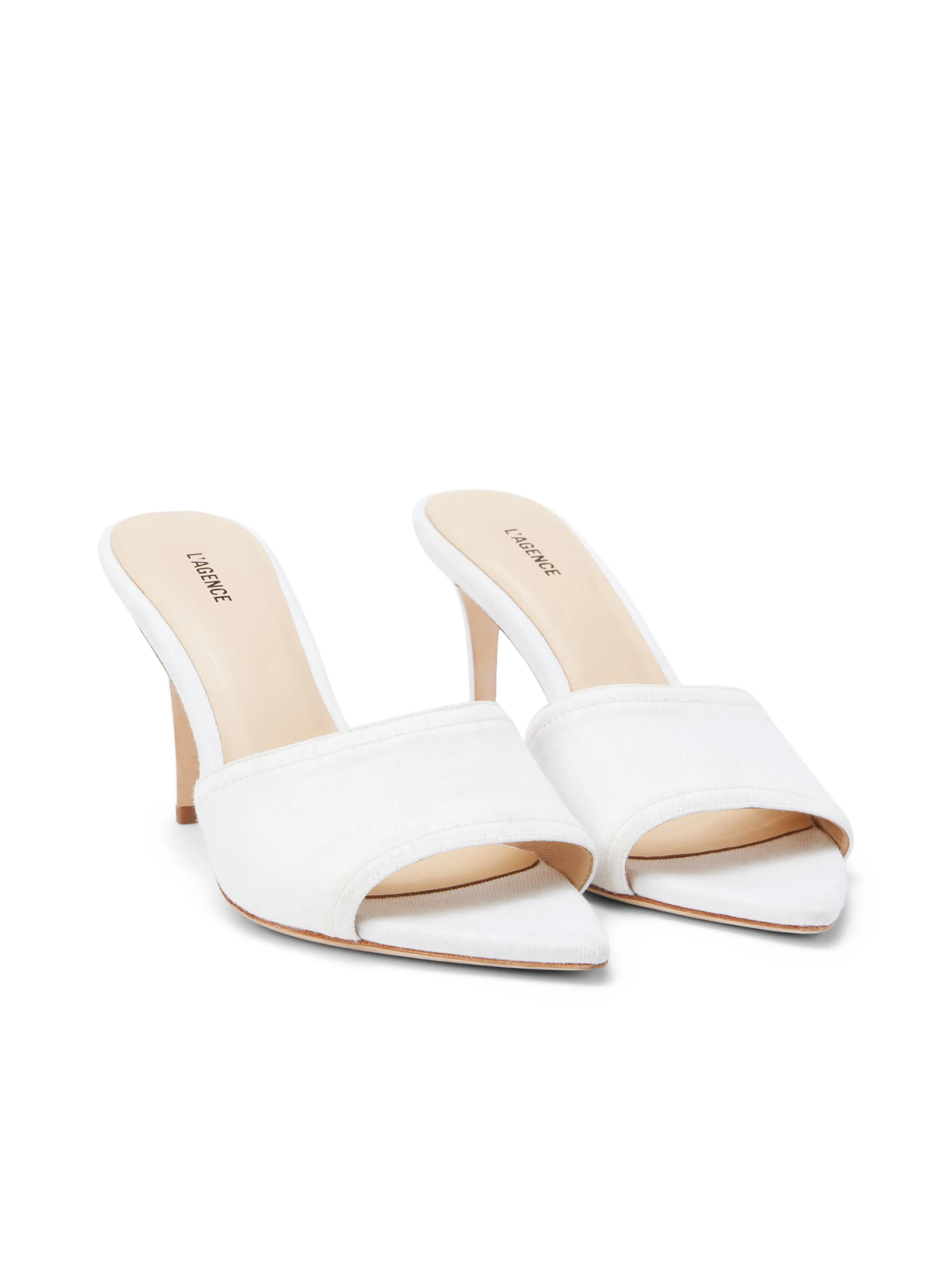Lolita Denim Open-Toe Mule