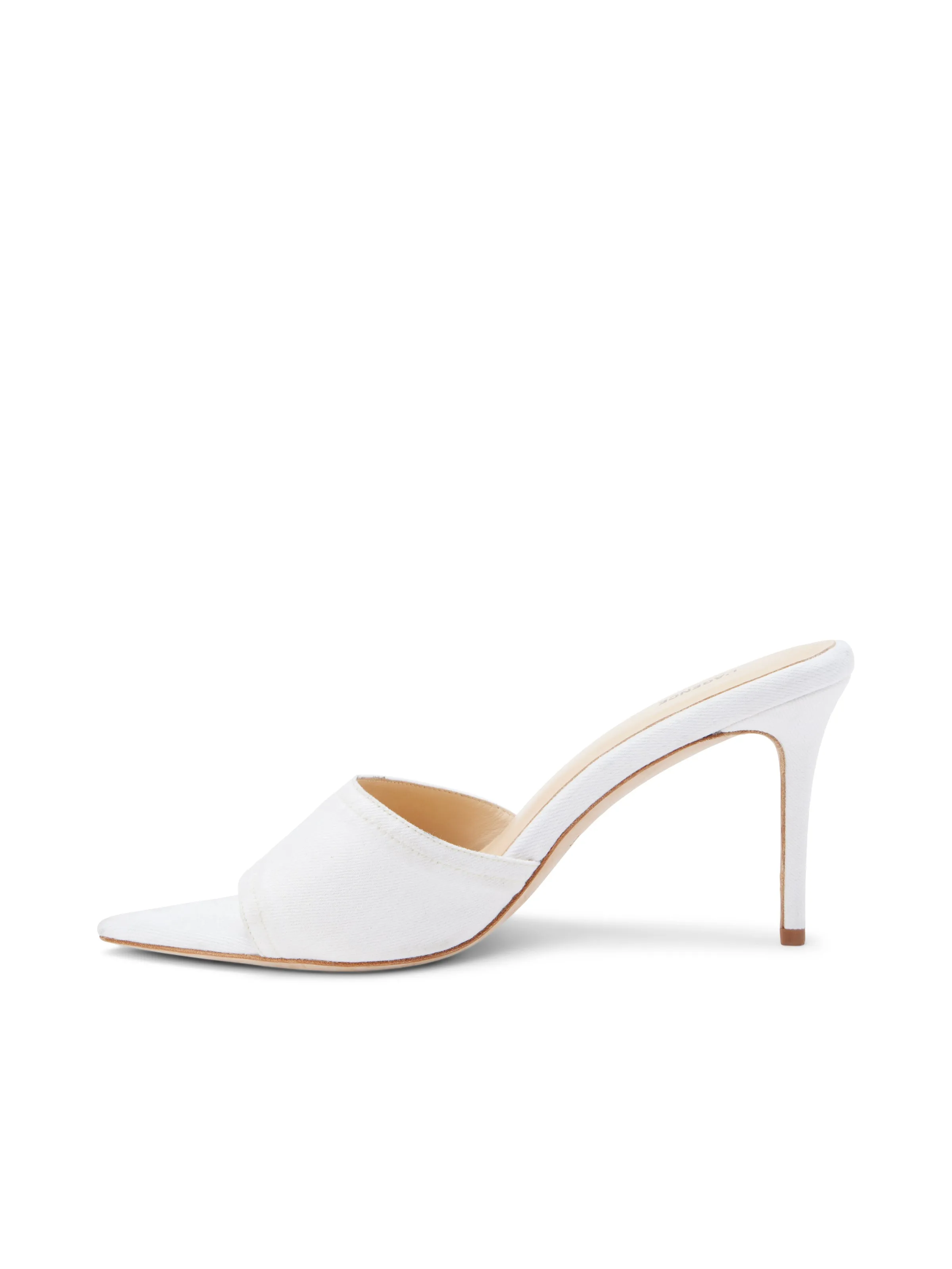 Lolita Denim Open-Toe Mule