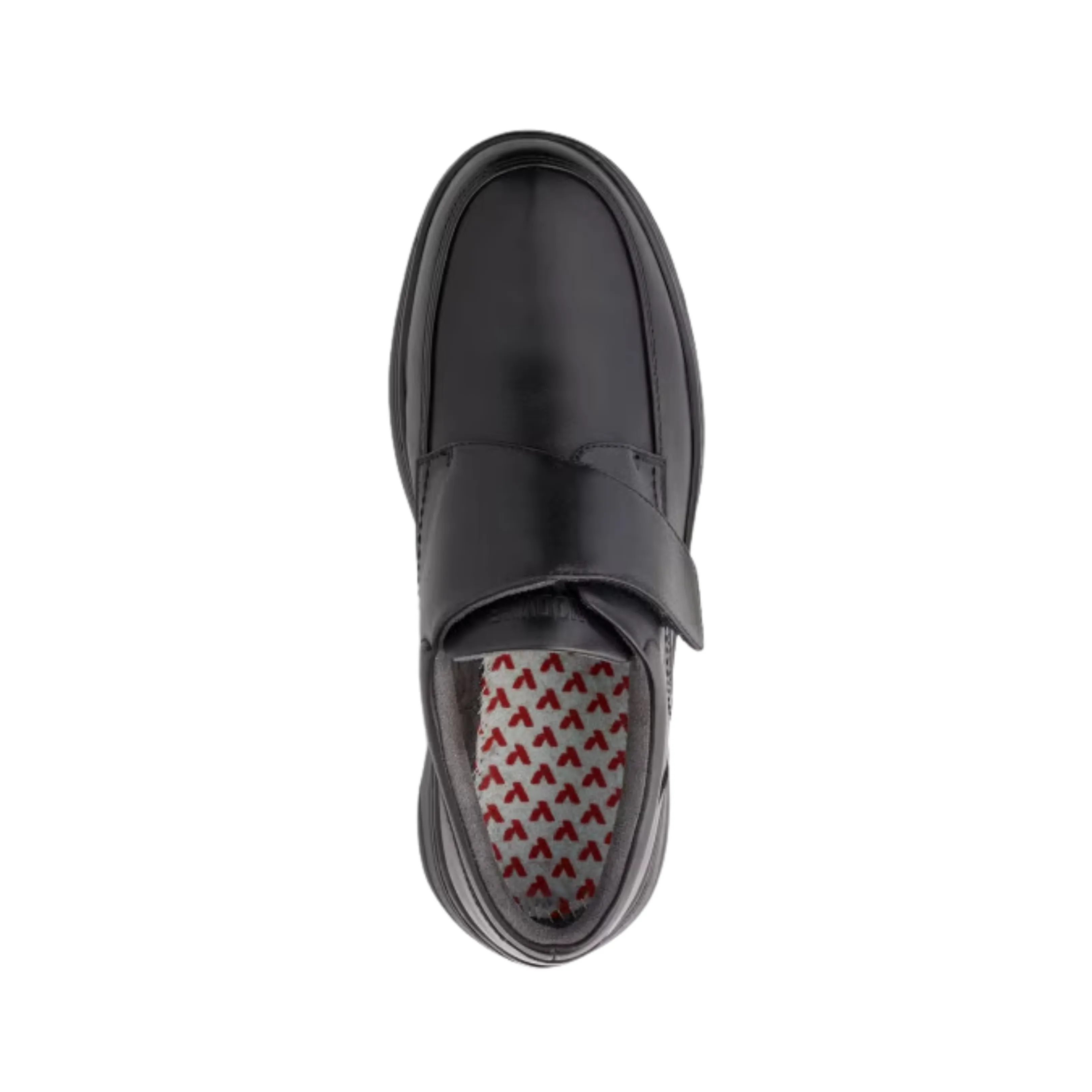 Men's Casual Oxford #28 - Black Velcro (Regular Width)