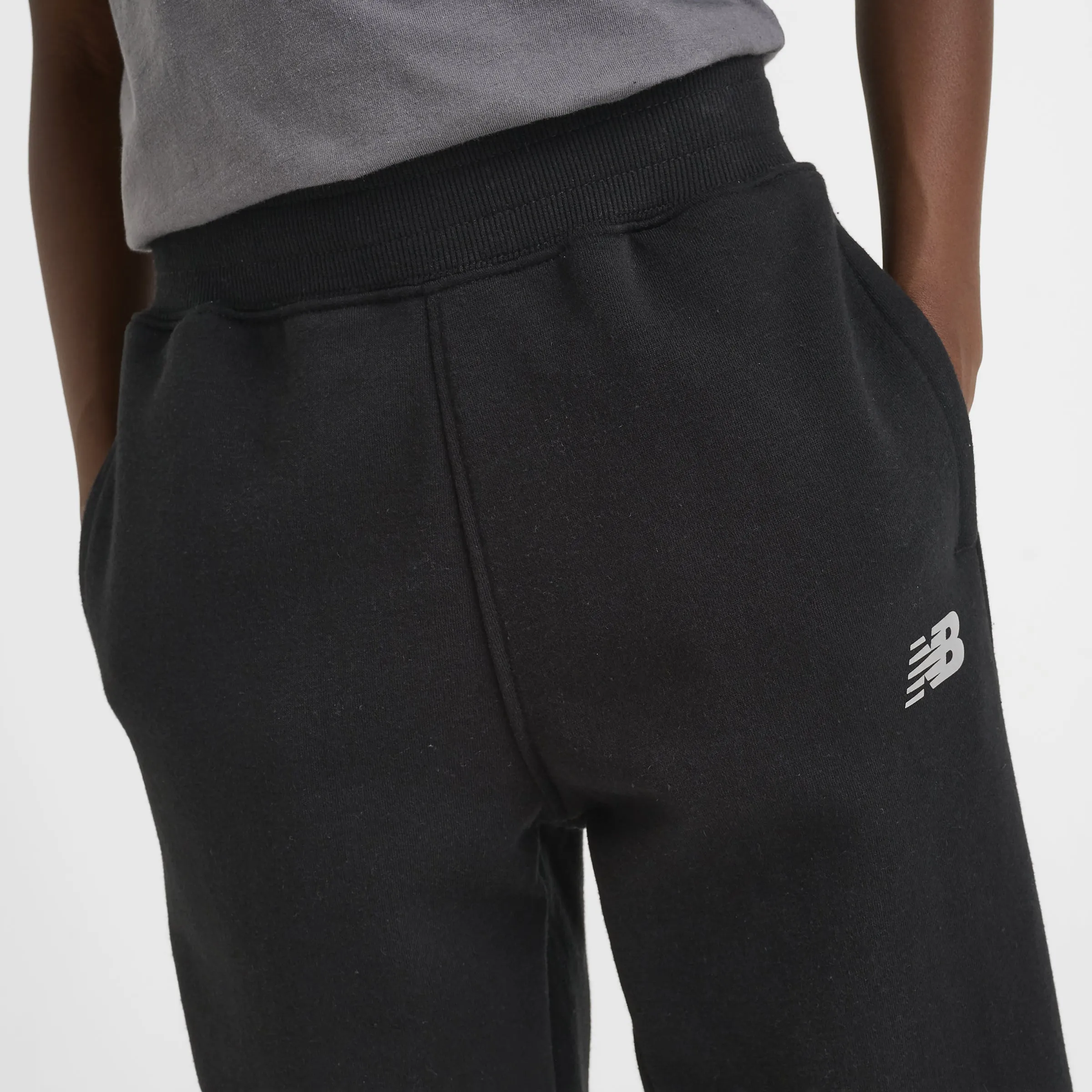 New Balance Junior Boys' Small Logo Joggers / Black