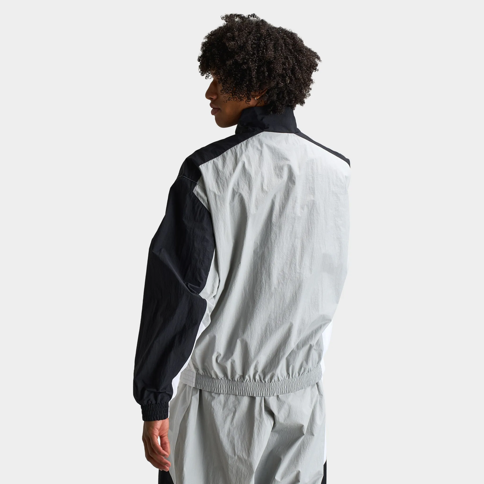 Nike Club Woven Track Jacket OS Lt Smoke Grey / Black - White