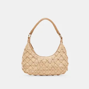 POSITANO SHOULDER BAG NATURAL RAFFIA