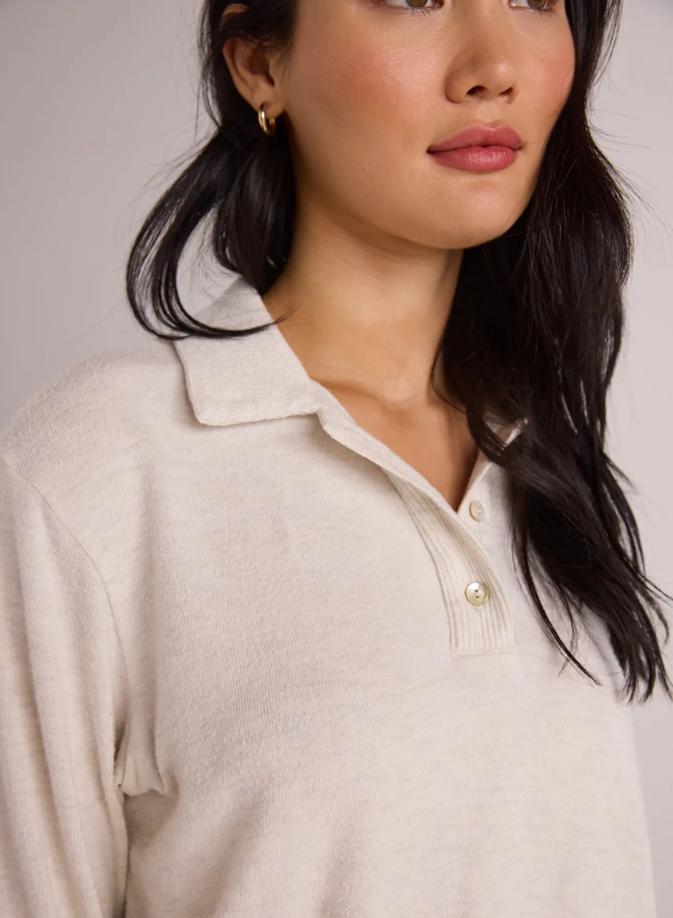 Pullover Sweater - Heathered Oat