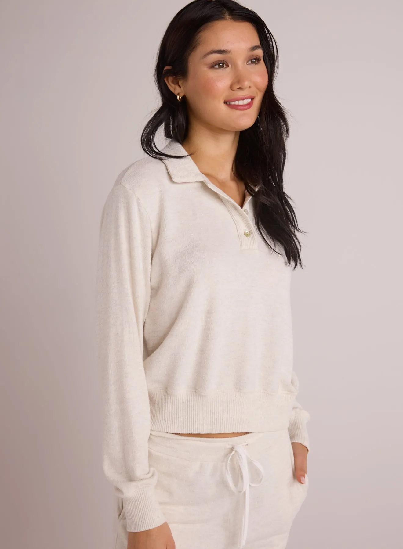 Pullover Sweater - Heathered Oat