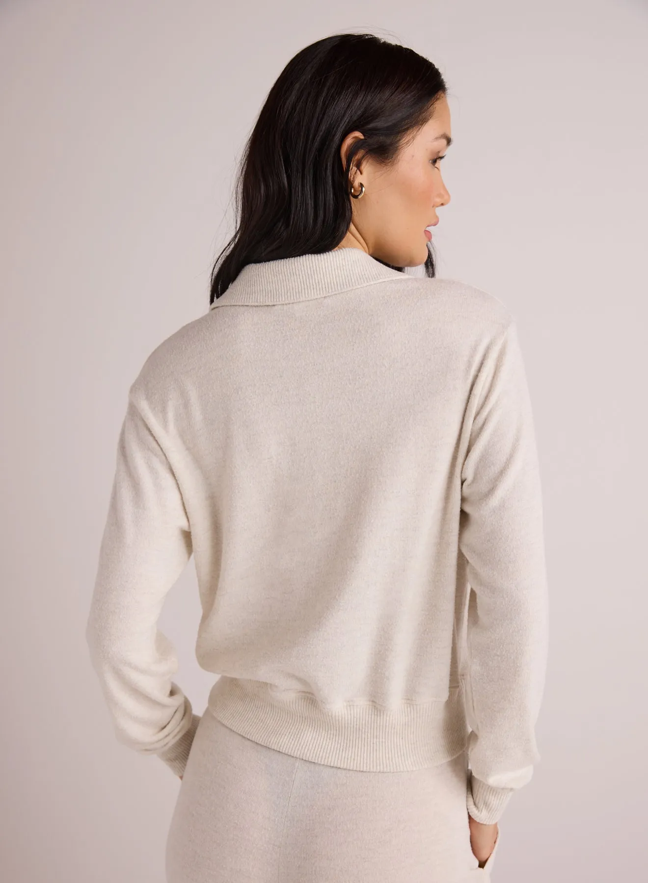 Pullover Sweater - Heathered Oat
