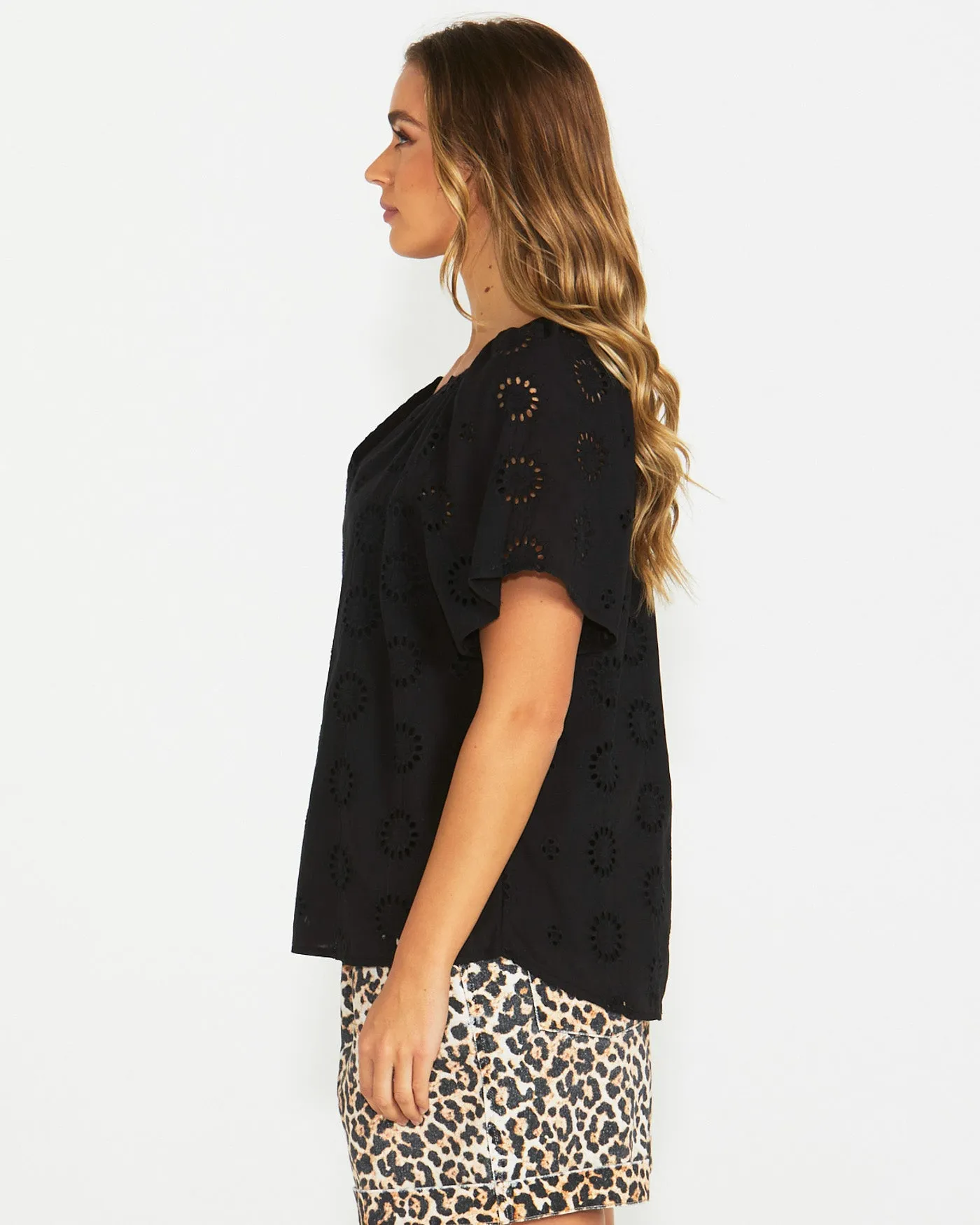 Sass Kirby Top Black