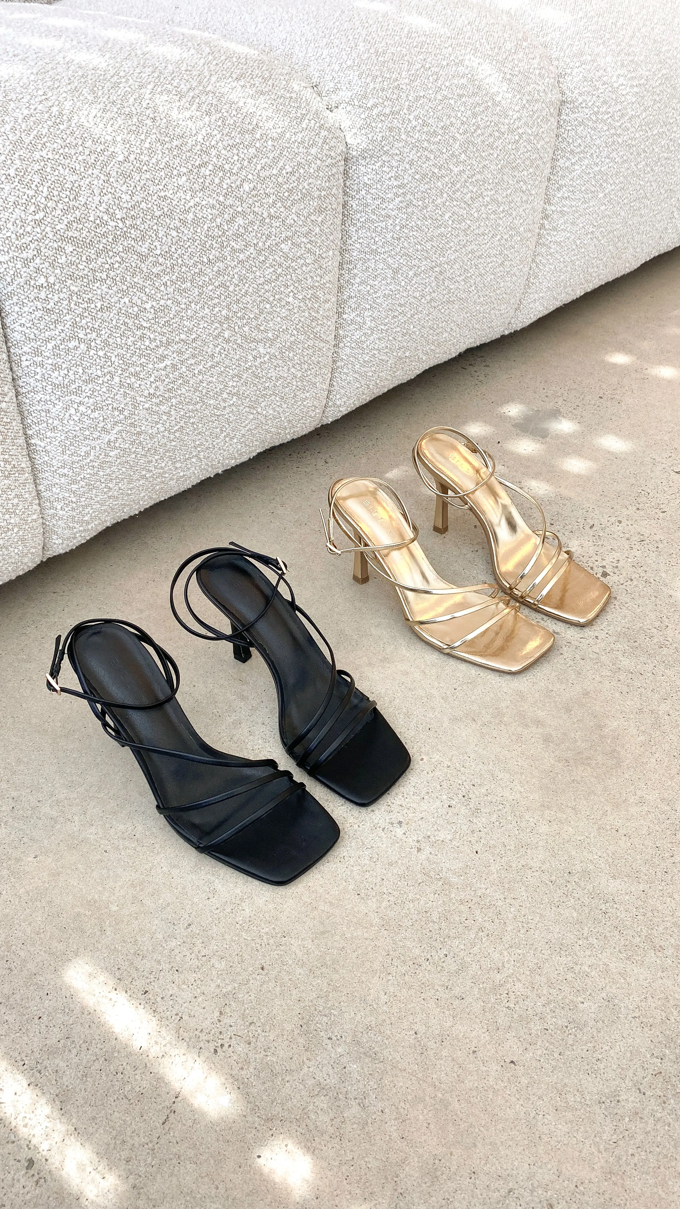 Sylvia Heel - Gold Metallic