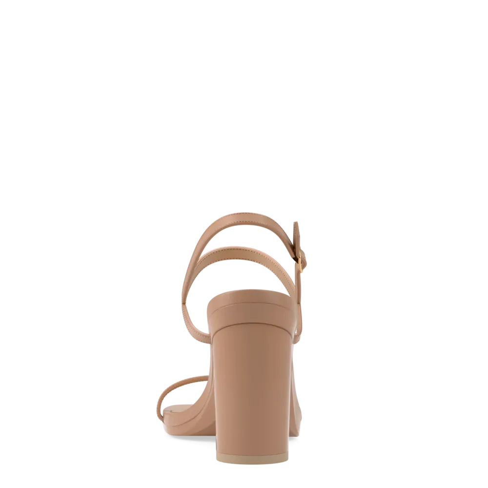 The Miranda - Latte Leather 4 Block