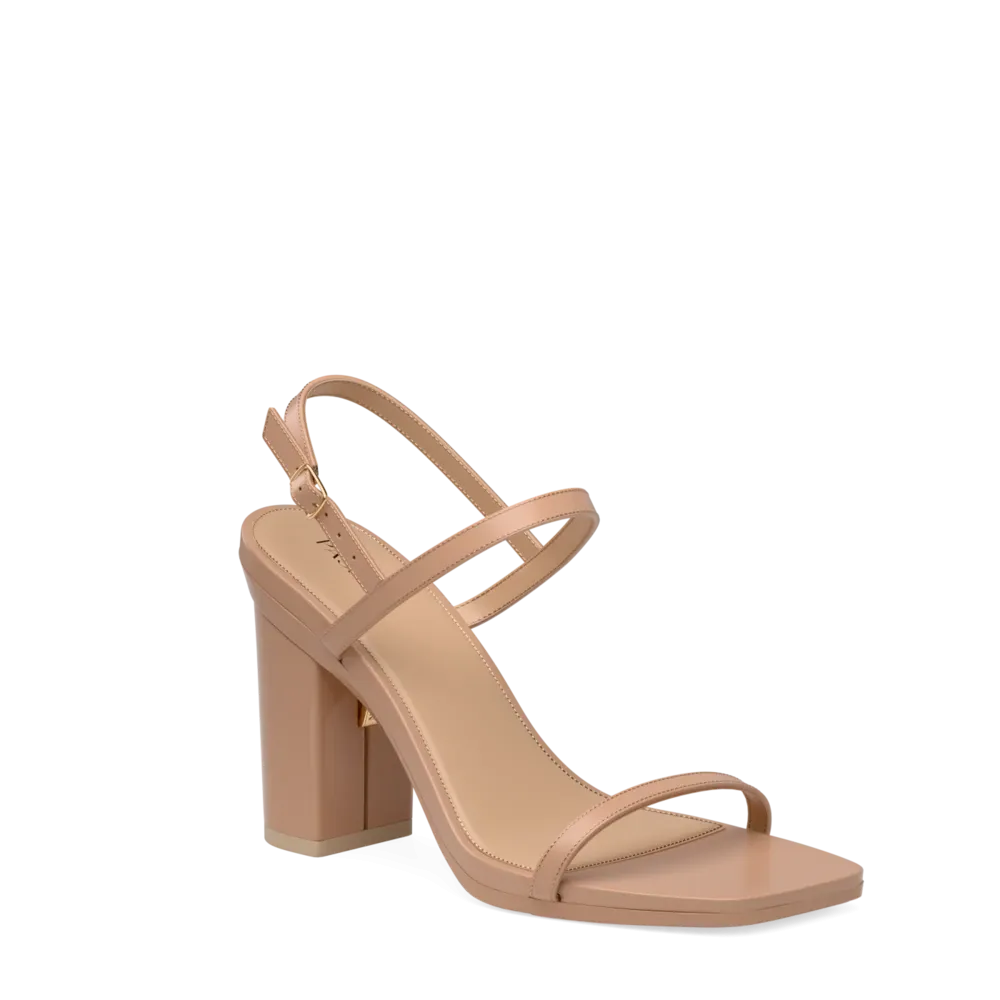 The Miranda - Latte Leather 4 Block