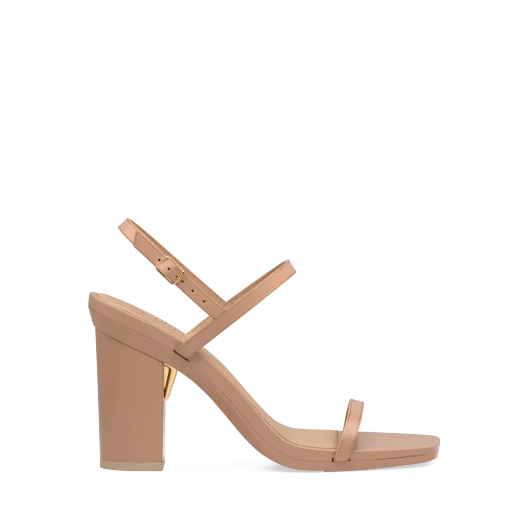The Miranda - Latte Leather 4 Block