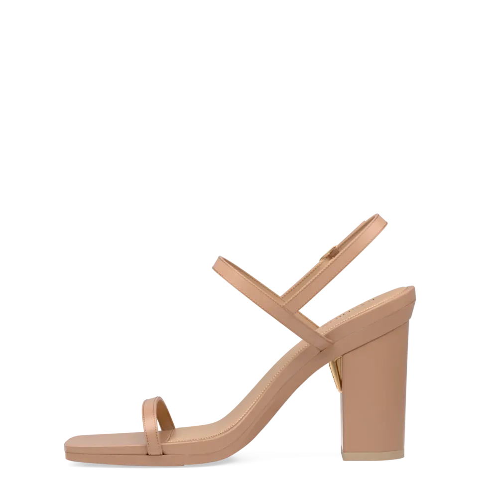 The Miranda - Latte Leather 4 Block