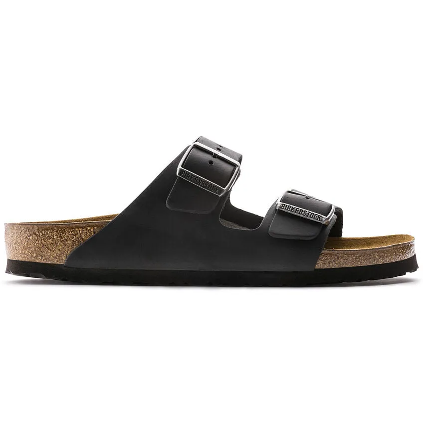 Unisex Arizona Oiled Leather Black Regular/Wide