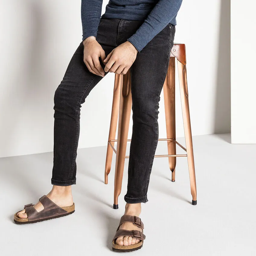 Unisex Arizona Soft Footbed Oiled Leather Habana Regular/Wide