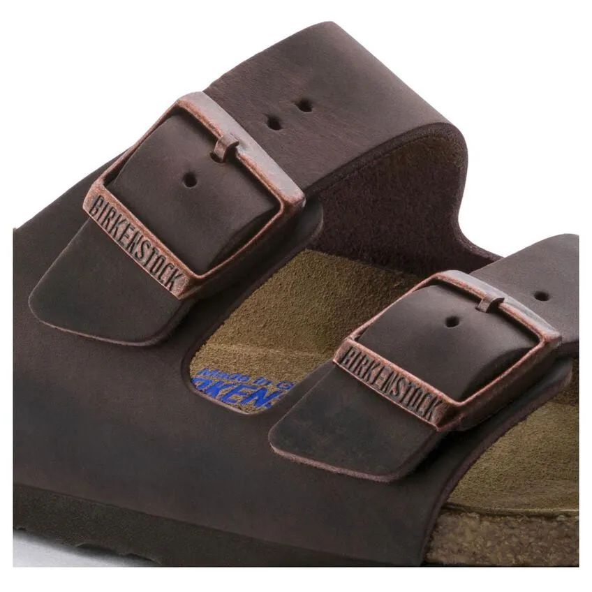 Unisex Arizona Soft Footbed Oiled Leather Habana Regular/Wide