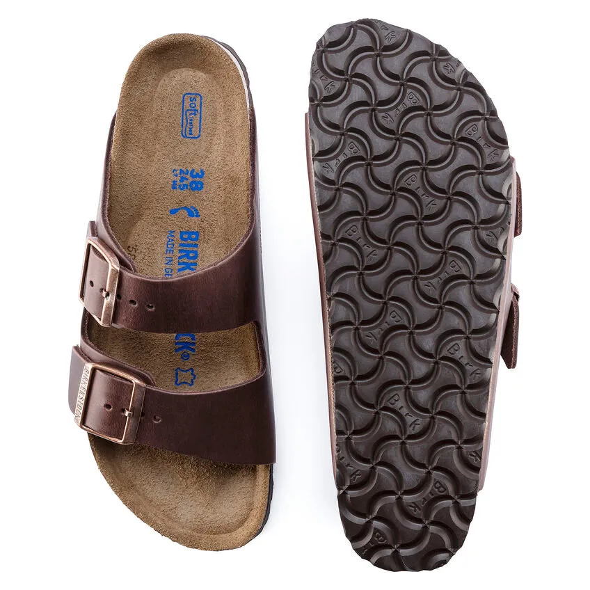 Unisex Arizona Soft Footbed Oiled Leather Habana Regular/Wide