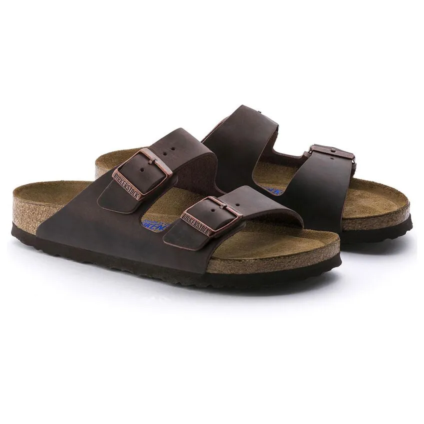 Unisex Arizona Soft Footbed Oiled Leather Habana Regular/Wide