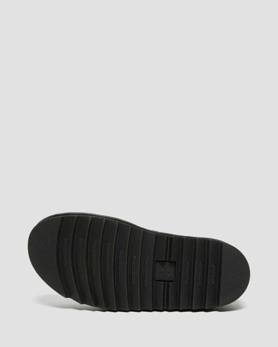 Unisex Blaire Hydro Leather Strap Sandals Black