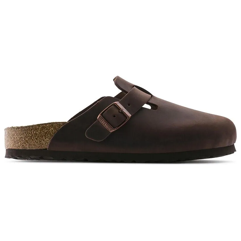 Unisex Boston Soft Footbed Oiled Leather Habana Medium/Narrow