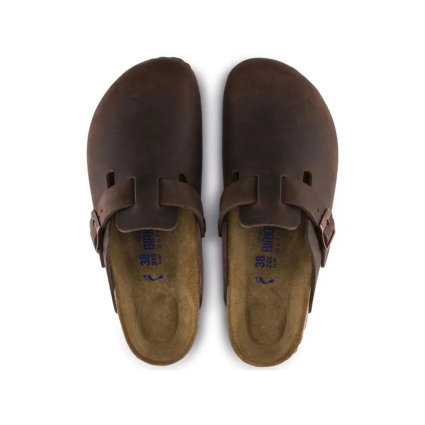 Unisex Boston Soft Footbed Oiled Leather Habana Medium/Narrow