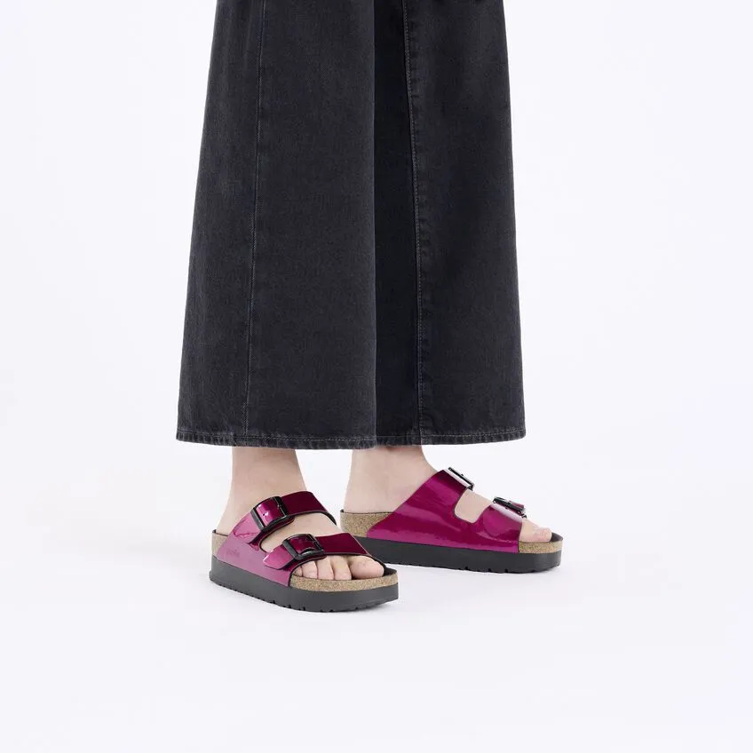 Women's Arizona Platform Birko-flor Metallic Magenta Medium/Narrow
