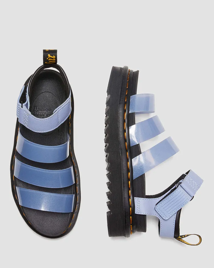 Women's Blaire Jelly Zen Blue Glitter Tpu pisa